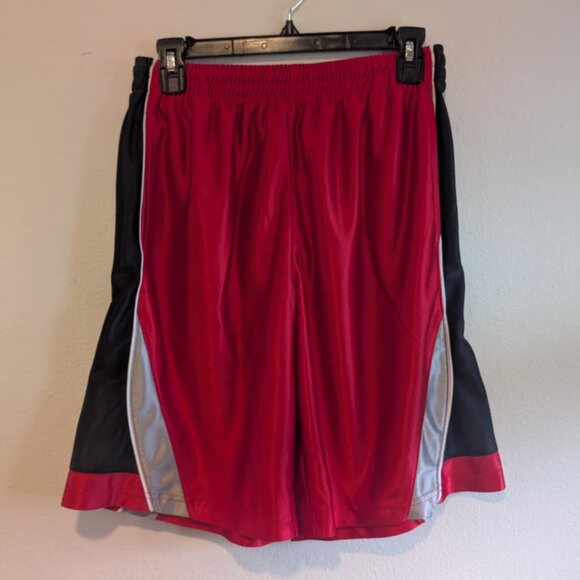 *10/$25* Boy's Red/Black Athletic Shorts with Drawstring - Size XL (14-16) - Picture 1 of 4